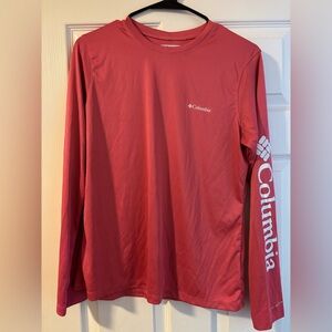 Columbia Pink Long Sleeve Shirt